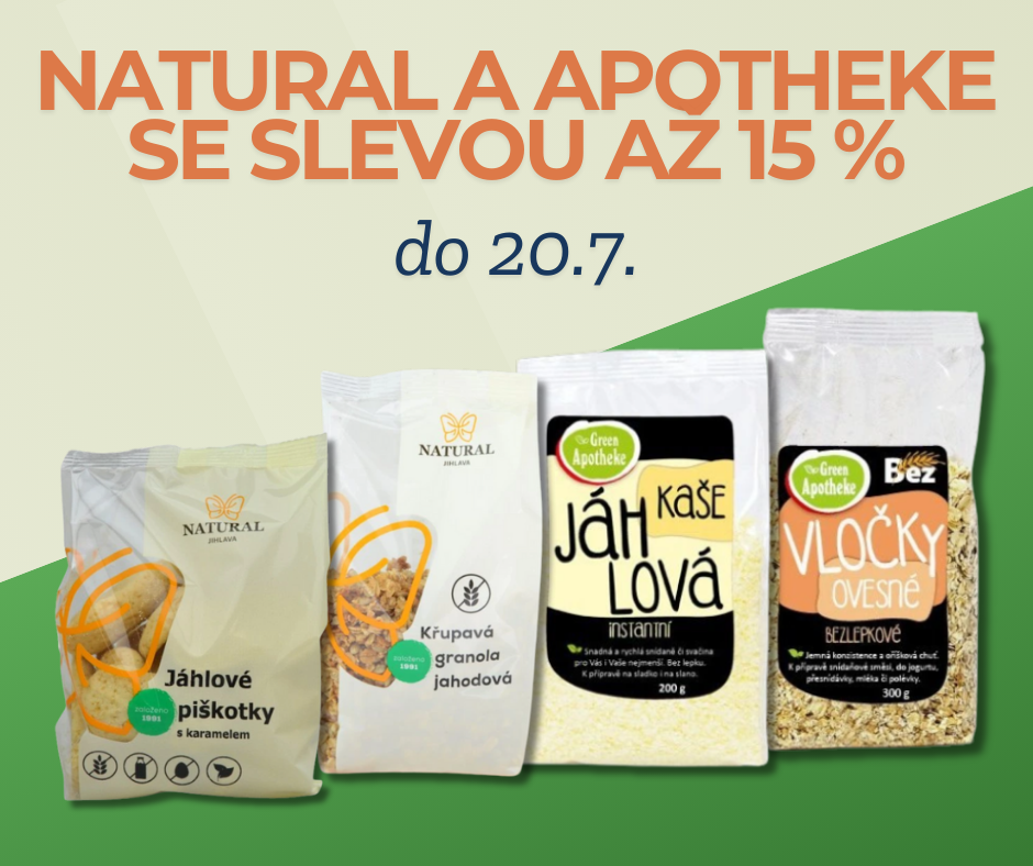 Sleva až 15 % na značky Apotheke a Natural